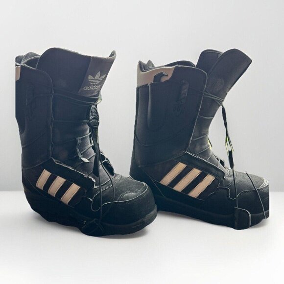 Adidas Snowboarding d69153 Mens Size 8.5 Black White Snowboard Boots main image 4